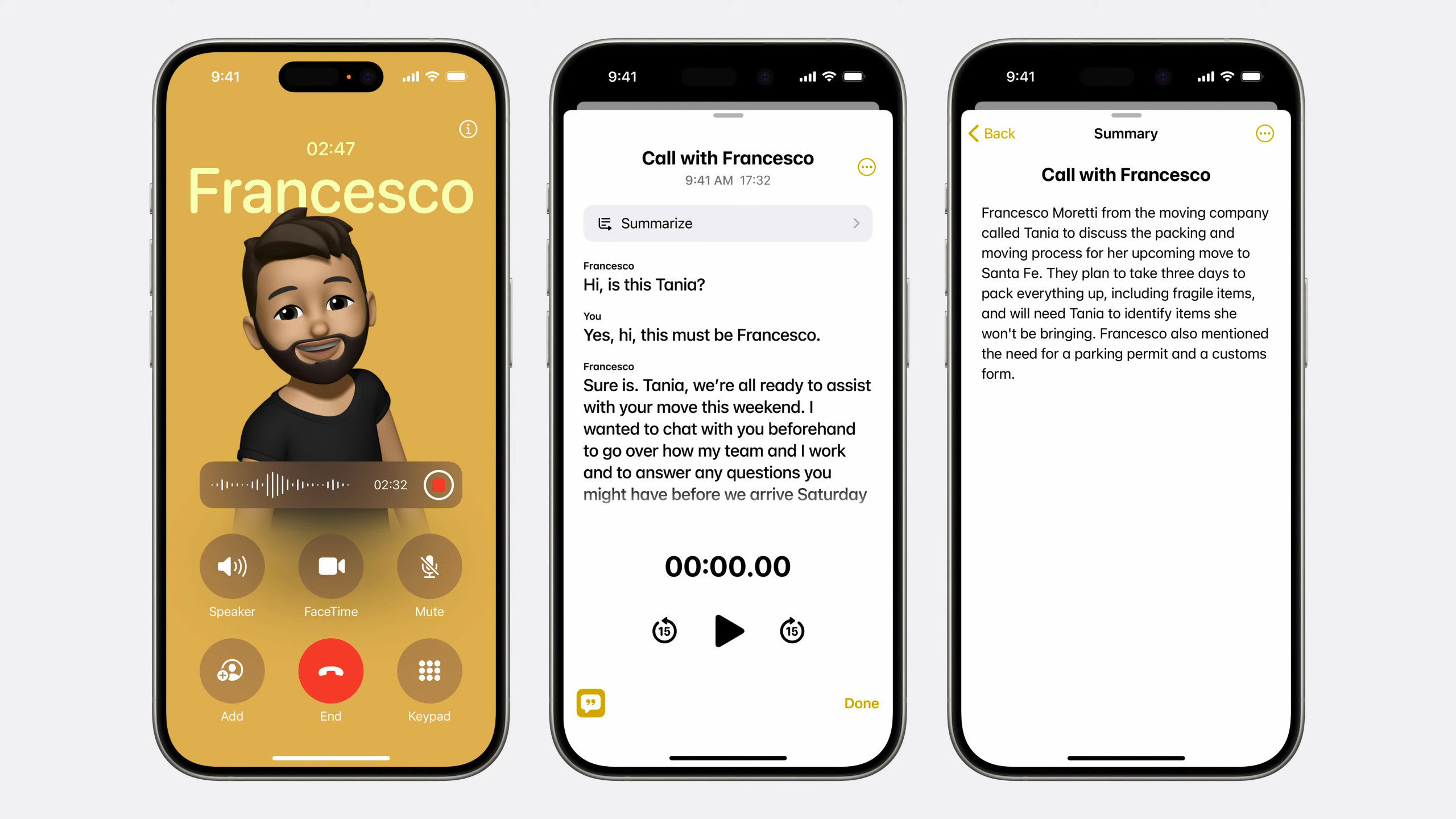 iOS 18 transcribe feature
